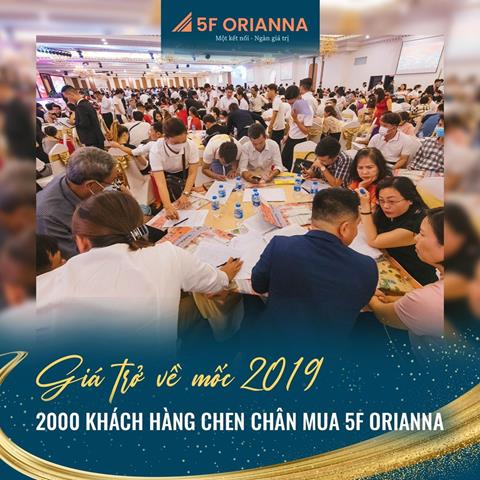 Giá trở về mốc 2019, 5F Orianna tạo sức hút mãnh liệt